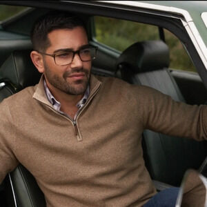 Joseph Abboud sweater size XXL quarter zip 100% extra fine merino wool​